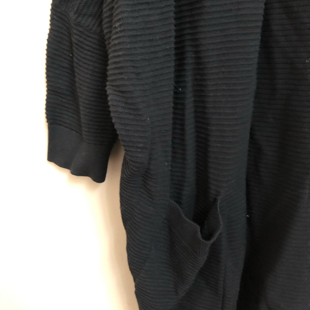 Express Ribbed Black Sweater - Picture 3 of 4